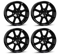 4 Borbet Felgen LV4 6.5x15 ET40 4x100 SW für Mazda 2 MX-5