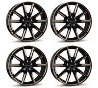 4 Borbet Felgen LX18 8.0x18 ET40 5x114.3 SWGOLD für Citroën C-Crosser C4