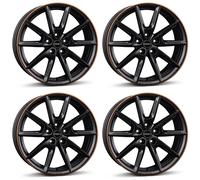 4 Borbet Felgen LX18 8.0x18 ET44 5x112 SWMCOP für Skoda Karoq Octavia Superb Yet