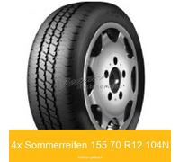 4-er Satz 155/70 R12 104N Nankang TR 10 Sommerreifen | 78848