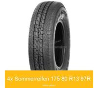 4-er Satz 175/80 R13 C 97R Sommerreifen Security TR-603 | 9399