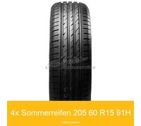 4-er Satz 205/60 R15 91H Sommerreifen Nexen N-Blue HD Plus | 4453