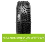 4-er Satz 205/60 R16 96V Tomket AllYear 3 3PMSF XL Ganzjahresreifen | 55330