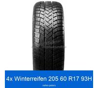4-er Satz 205/60 R17 93H Vredestein WinTrac Pro 3PMSF Winterreifen | 32061