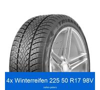 4-er Satz 225/50 R17 98V Triangle WinterX TW-401 3PMSF XL Winterreifen | 80594