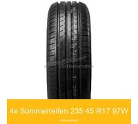4-er Satz 235/45 R17 97W Sommerreifen Yokohama BluEarth GT AE-51 | 93093