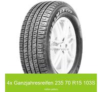 4-er Satz 235/70 R15 103S Sailun TerraMax A/T 3PMSF OWL Allwetterreifen | 90060