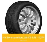 4-er Satz 245/45 R18 100W Sommerreifen Double Coin DC-100 | 49635