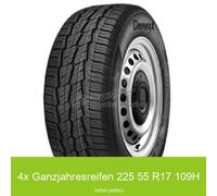 4-er Satz Allwetterreifen 225/55 R17 109H Gripmax SureGrip A/S Van 3PMSF | 82748