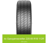 4-er Satz Allwetterreifen Semperit Van AllSeason 3PMSF 225/65 R16 C 112R | 15804