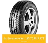 4-er Satz Continental VancoContact 2 Sommerreifen 195/70 R15 97T | 64642