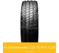 4-er Satz Continental VanContact 100 Sommerreifen 225/70 R15 C 112R | 44385