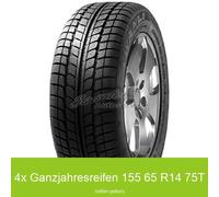 4-er Satz Ganzjahresreifen Sunny NC-501 3PMSF XL 155/65 R14 75T | 21607