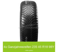 4-er Satz Kumho Solus 4S HA-32 3PMSF XL 235/45 R18 98Y Allwetterreifen | 97175