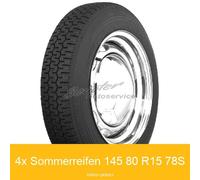 4-er Satz Michelin XZX Sommerreifen 145/80 R15 78S | 93286