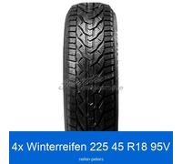4-er Satz Riken Snow 3PMSF XL 225/45 R18 95V Winterreifen | 45297