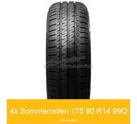 4-er Satz Sommerreifen 175/80 R14 99Q Hankook Vantra LT RA-18 | 26855