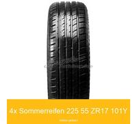 4-er Satz Sommerreifen 225/55 R17 101Y Radar Dimax R8 Plus XL | 46366
