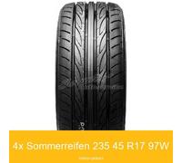 4-er Satz Sommerreifen Yokohama Advan Fleva V-701 235/45 R17 97W | 77111