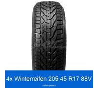 4-er Satz Taurus Winter 3PMSF XL 205/45 R17 88V Winterreifen | 38294