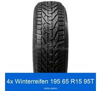 4-er Satz Taurus Winter 3PMSF XL Winterreifen 195/65 R15 95T | 58034