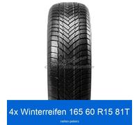 4-er Satz Winterreifen 165/60 R15 81T Tracmax X-Privilo S-130 3PMSF XL | 75742