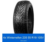 4-er Satz Winterreifen 235/55 R19 105V Riken SUV Snow 3PMSF XL | 15248