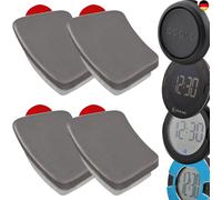 4 Ersatz Metallplättchen mit Klebepad für OOONO CO-Driver NO2, P-DISC NO1, NO2 u