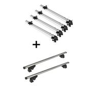 4x Fahrradträger Bike Pro + Dachträger/Relingträger VDP LION2 kompatibel mit für Mini Countryman (5 Türer) ab 17