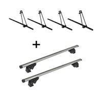 4 Fahrradträger ORION+Dachträger LION1 für für Opel Astra G Sport 5Tür 98-04