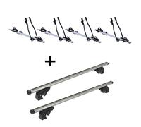 4 Fahrradträger SAGITTAR+Dachträger LION1 für für Opel Astra G Sport 5Tür 98-04