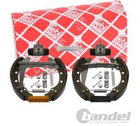 4 FEBI BREMSBACKEN HINTEN für AUDI 100 (C2) 80 90 (B2 B3) A2 SEAT AROSA CORDOBA