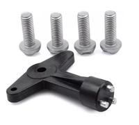 4 Felgenmuttern Nabendeckel Radkappen + Schlüssel Für DACIA LOGAN I SANDERO I