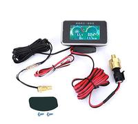 4-in-1 Auto LCD Digital LCD Instrument, Öldruckanzeige Voltmeter Kraftstoffanzeige Wassertemperaturanzeige DC 9V-36V