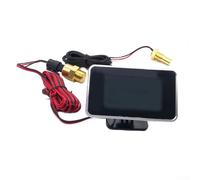 4-in-1 Auto LCD Messgerät für Öldruck, Wassertemperatur, Kraftstoffstand und Spannung, Digitalanzeige mit Alarmfunktion, universell einsetzbar für KFZ, schwarz