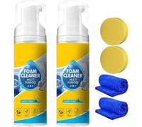 4-In-1 Multi-Enzyme Foam Cleaner 5oz, Reinigungsspray für kraftvolle Reinigung, All-Purpose Deep Cleaning Spray For Car Interior, Fleckenentferner mit Tiefenwirkung (2 Stück)