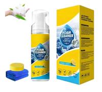4-in-1 Multi-Enzyme Foam Cleaner, All-Purpose Rinse-Free Foa Cleane Spray - Powerful & Multipurpose Car Interior Foam Cleaner, for Car Interior, Kitchen Grease, Bathroom Tiles, Sofa Upholstery