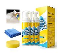 4-In-1 Multi-Enzyme Foam Cleaner, Mehrzweck-Schaumreiniger für Autos, New Foam No Rinse Spray Cleaner, All-Purpose Deep Cleaning Spray for Car Interior, Kitchen, Bathroom, Sofa (3Pcs)