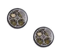 4 LED Emitter Tagfahrlicht R87 Zulassung E-Prüfzeichen rund Ø70mm Positionslicht