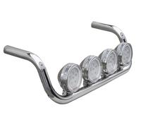 4 LED Scheinwerfer + Lampenbügel passend für Scania Topline G TÜV-Teilegutachten
