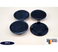 4 Nabenkappen Nabendeckel ohne Logo - 68,5 mm - 55,5 mm Schwarz - A01