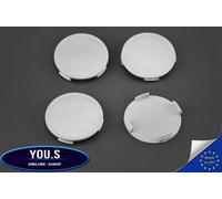 4 Nabenkappen Nabendeckel ohne Logo - Außen 55,5 Innen 55,0 mm für Mazda