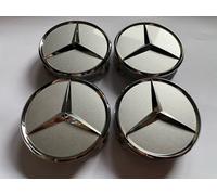 Original Mercedes Radnabenabdeckung Stern Lorbeerkranz schwarz neues Design 2017