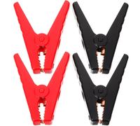 4 Pcs Krokodilklemmen Für Notstarts Kabel Überbrückungsdrähte Kabelklemme