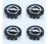 DADYM 4 pcs Nabendeckel für Opel Astra J Sports Tourer ab Bj.2012-2015, Radnabenabdeckung Set ABS Kunststoff Aluminium Nabenkappen für Felgen Radnaben Felgendeckel Felgenkappen,58.5mm-Black