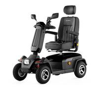 Veleco ® Sharpy Komfort 4 Rad Seniorenmobil Mit Straßenzulassung, Vollfederung, Led-beleuchtung, Sicher Und Robust Elektromobil (Blau))