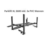 4 Säulen Hebebühne Parklift Doppelparker inklusive Fahrwerk Parkhebebühne