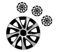 Radzierblende Drift EXTRA schwarz/Silber 16 Zoll 4er Set