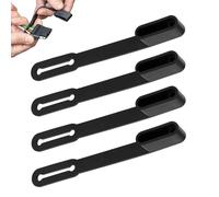 4 Spitzen Stecker Anhänger Abdeckung - Flachschutz Staubschutz Ersatzteile | 4 Stück Seitliche Stecker Abdeckung Fahrzeug | für Inspektion Kabel LKW Wohnwagen Installation Reise Werkstatt