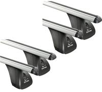 Aurilis 4 Stangen Dachträger Original kompatibel mit Volkswagen kompatibel mit VW T5 ab 03 ALU